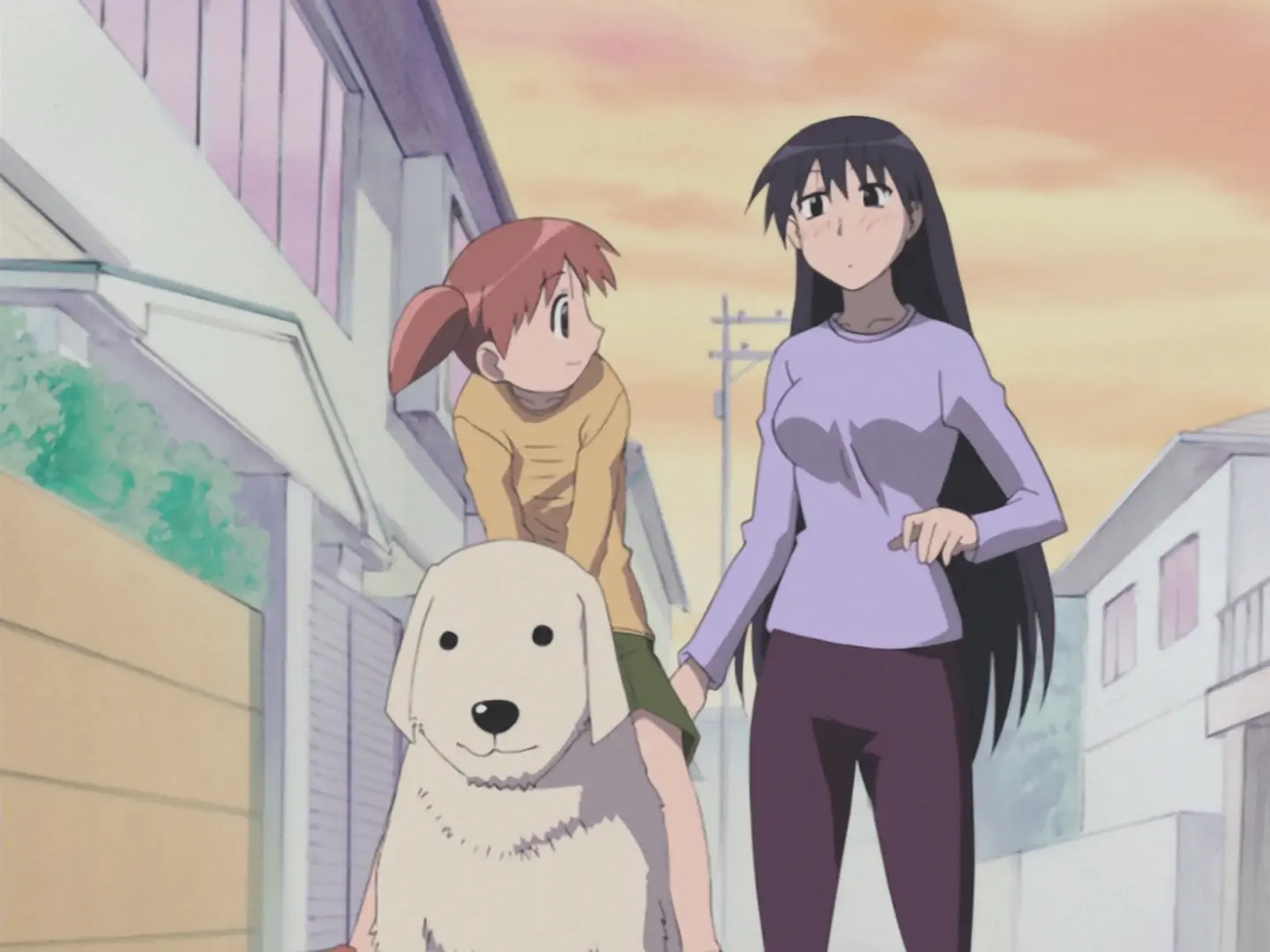 Azumanga Daiou The Animation (2002) - Episode 7 : Fairyland Class / Man of Character / Go With Enthusiasm! / The Mascot / Enemy?