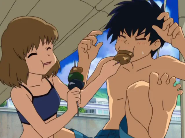 Kidou Tenshi Angelic Layer - Episode 21 : The Summer Sea! Someone is in Love with Someone