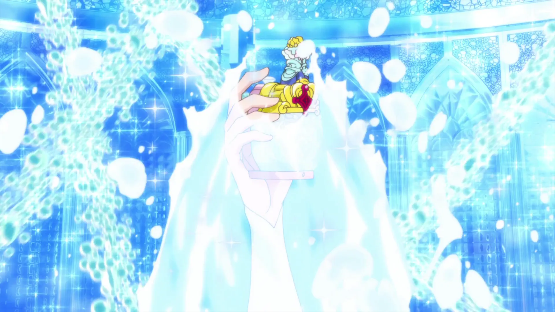 Go! Princess Precure - Episode 14 : The Shape of Love! The Haruno Family`s Dream!