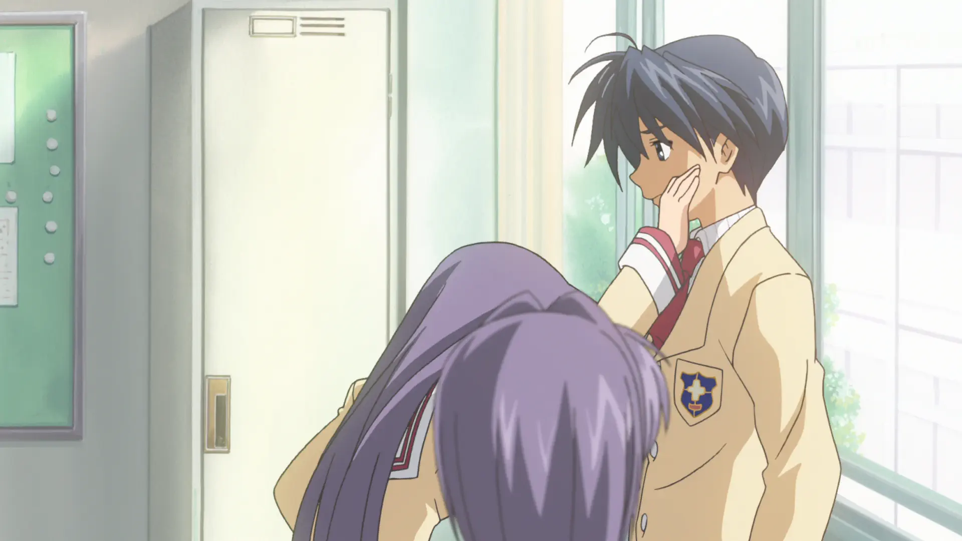 Clannad - Episode 1 : On a Slope with Falling Cherry Blossoms