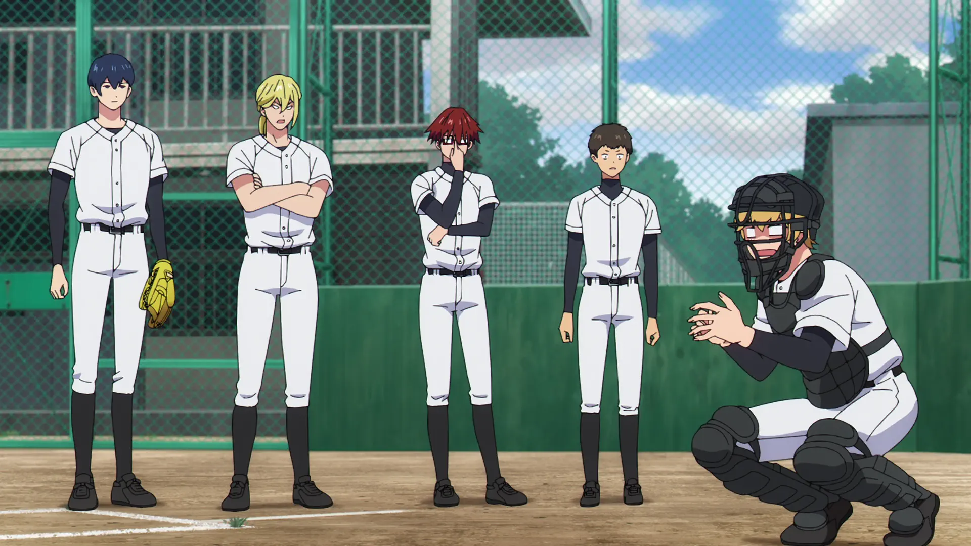 Boukyaku Battery (2024) - Episode 8 : 3D Baseball Isn`t Really My Thing...