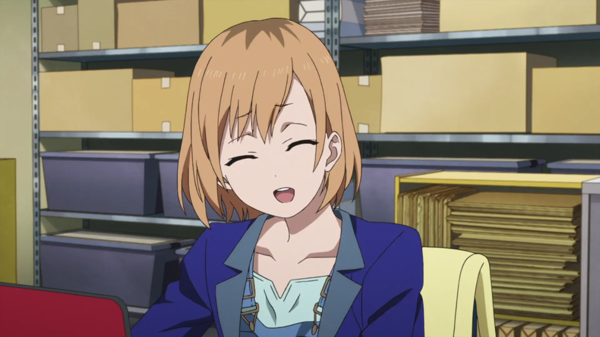 Shirobako - Episode 22 : Noa`s in Her Underwear.