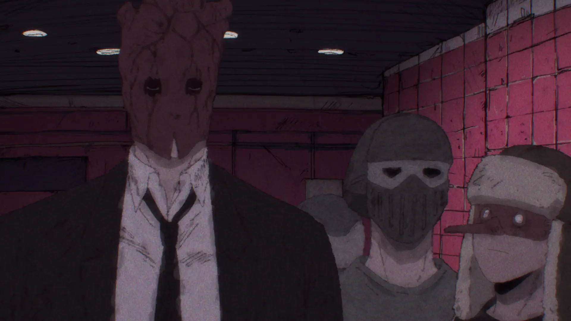 Dorohedoro - Episode s1 : Devilish Anecdotes: Disparity of the Masks / A Shop for You / The Spring of the Underling / The Tale of the Invisible Gyoza Fairy / The Devils` Dance / Ohba Memories, in the Night Breeze
