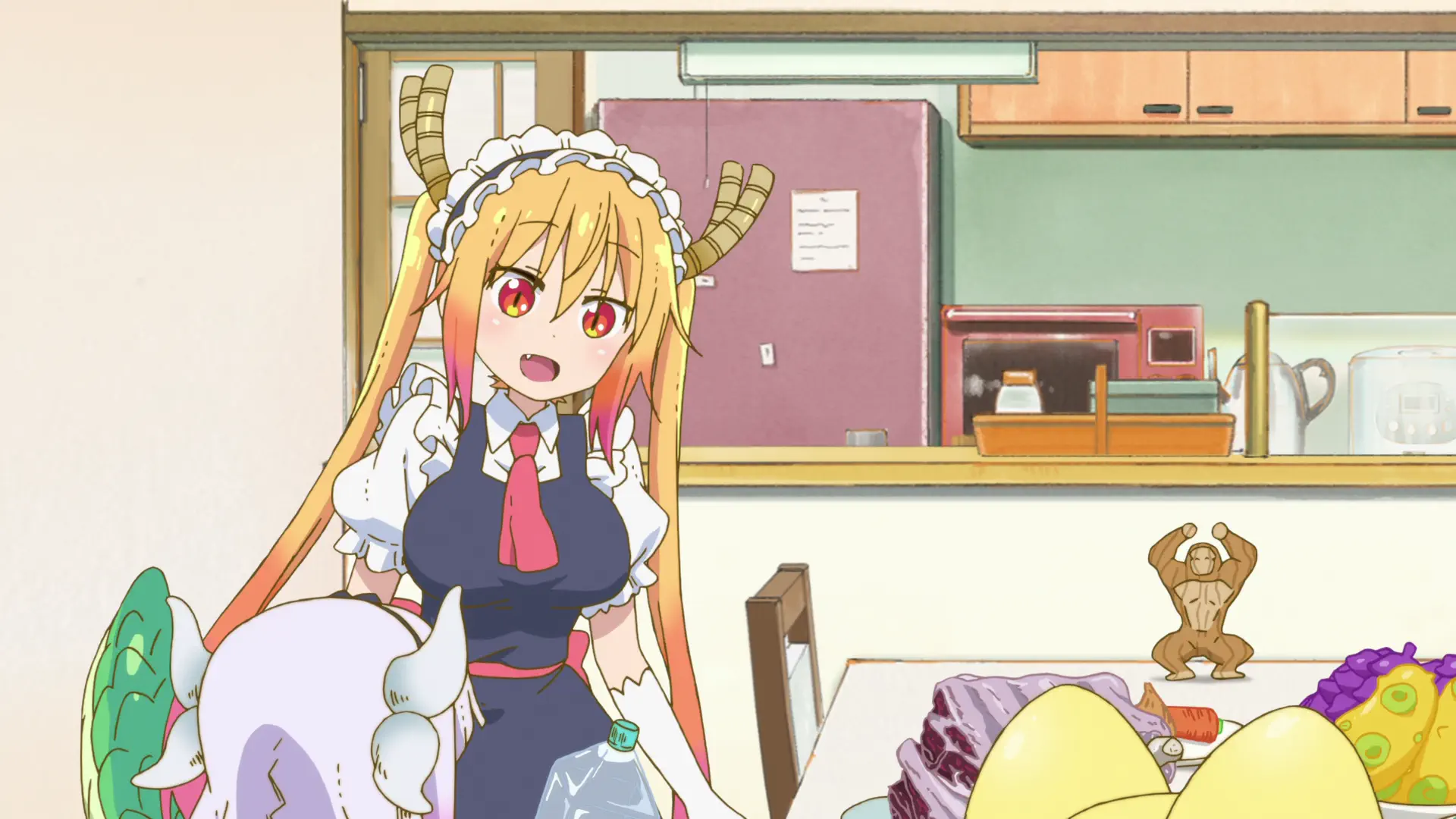 Kobayashi-san Chi no Maidragon - Episode 12 : Tohru and Kobayashi`s Impactful Meeting! (We`re Raising the Bar on Ourselves)