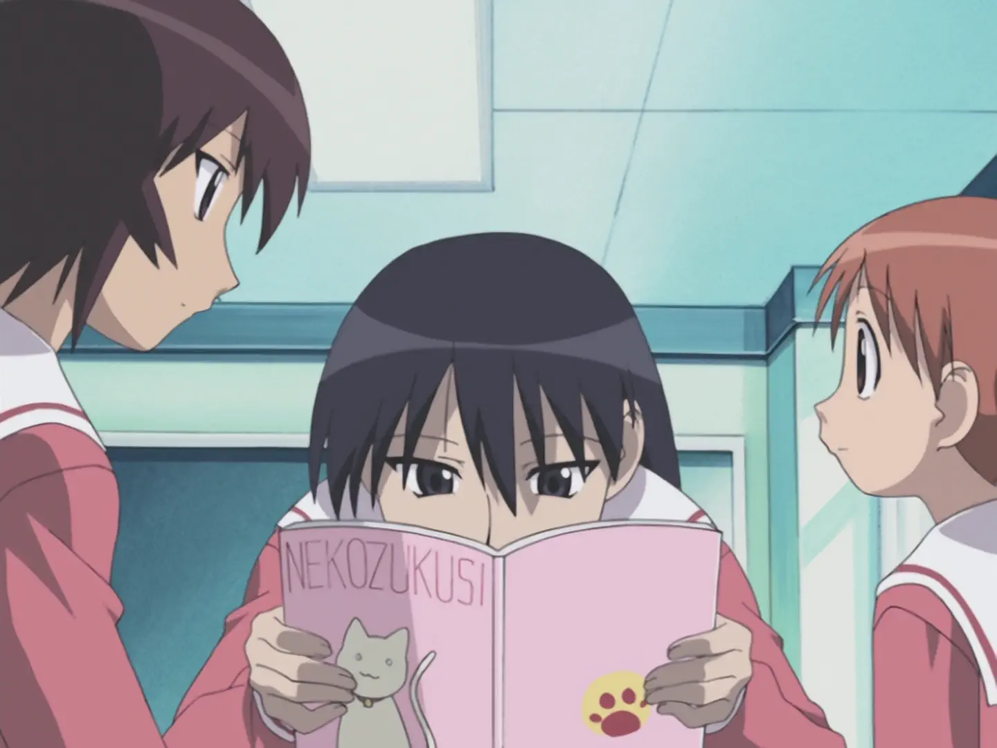 Azumanga Daiou The Animation (2002) - Episode 24 : Career Paths / Showdown / Let`s Go Quickly / Popularity / Together with Mayaa